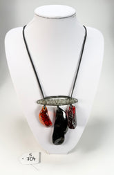 Sobral - Médio "Agudo" Studio Creation Resin Necklace ( 000000 )