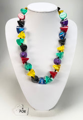 Sobral - Mix 2023 "Cones MD" Resin Necklace ( 005368 )