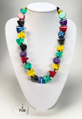 Sobral - Mix 2023 "Cones MD" Resin Necklace ( 005368 )