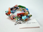 Sobral - Multi-Colour "1WJP" Pollock Elasticated Resin Bracelet ( 003882 )