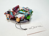 Sobral - Multi-Colour "1WJP" Pollock Elasticated Resin Bracelet ( 003882 )