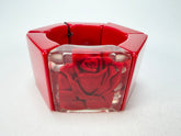 Sobral - Roses "Negra" Elasticated Resin Bracelet ( 004397 )