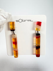 Sobral - Eco Amber "Clarissa" Resin Earrings ( 002452 )