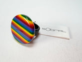 Sobral - Pop Pride "Retalhos" Resin Ring ( 004934 ) - Size UK Q / US 8