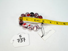 Sobral - Marianne "Orbitalis" Studio Creation Elasticated Resin Bracelet ( 000000 )