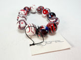 Sobral - Marianne "Orbitalis" Studio Creation Elasticated Resin Bracelet ( 000000 )