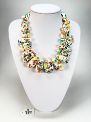 Sobral - Caillou Marfim "Monica" Resin Necklace ( 005412 )