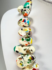 Sobral - Caillou Marfim "Monica" Resin Necklace ( 005412 )