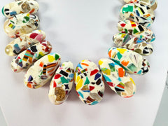 Sobral - Caillou Marfim "Monica" Resin Necklace ( 005412 )