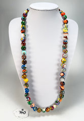 Sobral - Planets "Saturno" Pollock Resin Necklace ( 005451 )