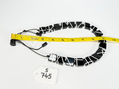 Sobral - Street "Catedral" Black Resin Necklace ( 004311 )