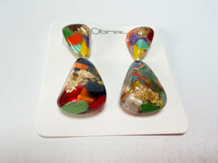 Sobral - Past Present "Duplo Sentido" Resin Earrings ( 003601 )