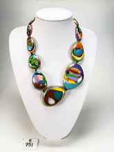 Sobral - Multi-Colour "Gabriele K" Resin Necklace ( 003616 )