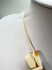 Sobral - Memphis "Jackson" Pollock Resin Necklace ( 004295 )