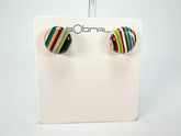 Sobral - Pop Art "Dots" Resin Earrings ( 005355 )