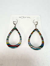 Sobral - Pop Art Noite "Cristiane" Resin Earrings ( 005363 )