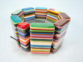 Sobral - Pop Art "8 pçs 1/2" Elasticated Resin Bracelet ( 000376 )