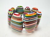 Sobral - Pop Art "Folha" Elasticated Resin Bracelet ( 005519 )