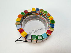 Sobral - Pop Art "Stoc" Elasticated Resin Bracelet ( 004352 )