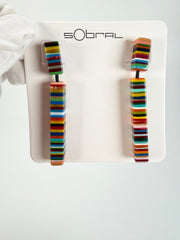 Sobral - Pop Art "Clarissa" Resin Earrings ( 002452 )