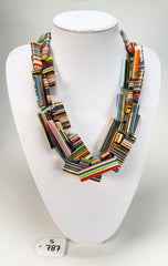 Sobral - Pop Art "Neoconcretismo" Resin Necklace ( 003885 )