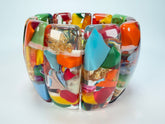 Sobral - Past Present "Sao Conrado" Elasticated Resin Bracelet ( 003283 )