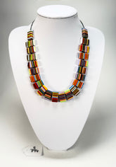 Sobral - Pop Art "Rachel" Resin Necklace ( 000034 )