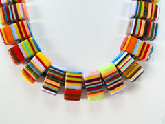 Sobral - Pop Art "Rachel" Resin Necklace ( 000034 )