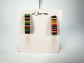 Sobral - Pop Art "Guarani" Resin Earrings ( 004858 )