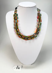 Sobral - Pop Art "Rachel" Resin Necklace ( 000034 )
