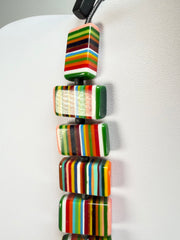 Sobral - Pop Art "Rachel" Resin Necklace ( 000034 )