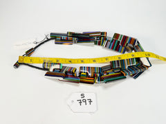 Sobral - Pop Art Noite "Neoconcretismo" Resin Necklace ( 003885 )