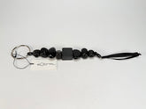 Sobral - Indiana "Preto" Black Resin Key Ring / Key Chain ( 000179 )