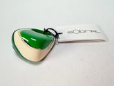 Sobral - Onda Verde "Wave" Green Resin Ring ( 005325 ) - Size UK N / US 7