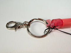 Sobral - Indiana "Cereja" Pink Resin Key Ring / Key Chain ( 000179 )