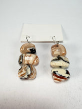 Sobral - Carmelo "Triple Stack" Studio Creation Resin Earrings ( 000000 )