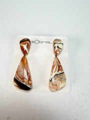 Sobral - Carmelo "Vague" Resin Earrings ( 005326 )