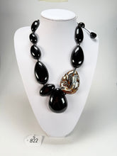Sobral - Carmelo & Black "Elen" Resin Necklace ( 005411 )