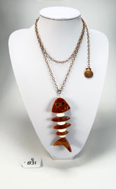 Sobral - Búzios "Praia dos Ossos" Resin Necklace ( 000000 )