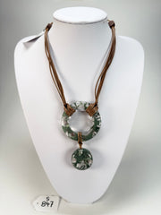 Sobral - Costela de Adão "Adão" Resin Necklace ( 005532 )
