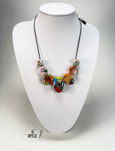 Sobral - Multi-Colour "Olinda Efeitos" Pollock Resin Necklace ( 005501 )