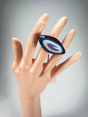 Sobral - Pop Art "Andy" Resin Ring ( 005469 ) - Size UK P / US 7.5