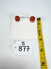 Sobral - Champagne "Eolia" Resin Earrings ( 002835 )