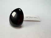 Sobral - Preto "Poesia" Black Resin Ring ( 003597 ) - Size UK R / US 8