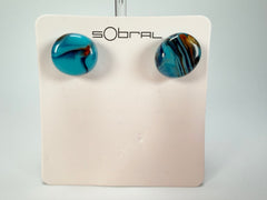 Sobral - Noite Estrelada "Bia" Resin Earrings ( 004186 )