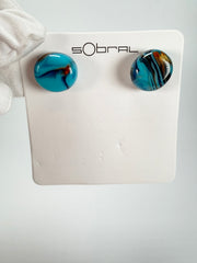 Sobral - Noite Estrelada "Bia" Resin Earrings ( 004186 )