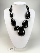 Sobral - Preto "Elen" Black Resin Necklace ( 005411 )