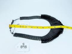 Sobral - Preto "Tupi" Black Resin Necklace ( 004853 )