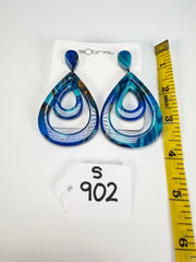 Sobral - Noite Estrelada "Sueli" Resin Earrings ( 005365 )