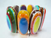 Sobral - Pop Art "Andy" Elasticated Resin Bracelet ( 005467 )